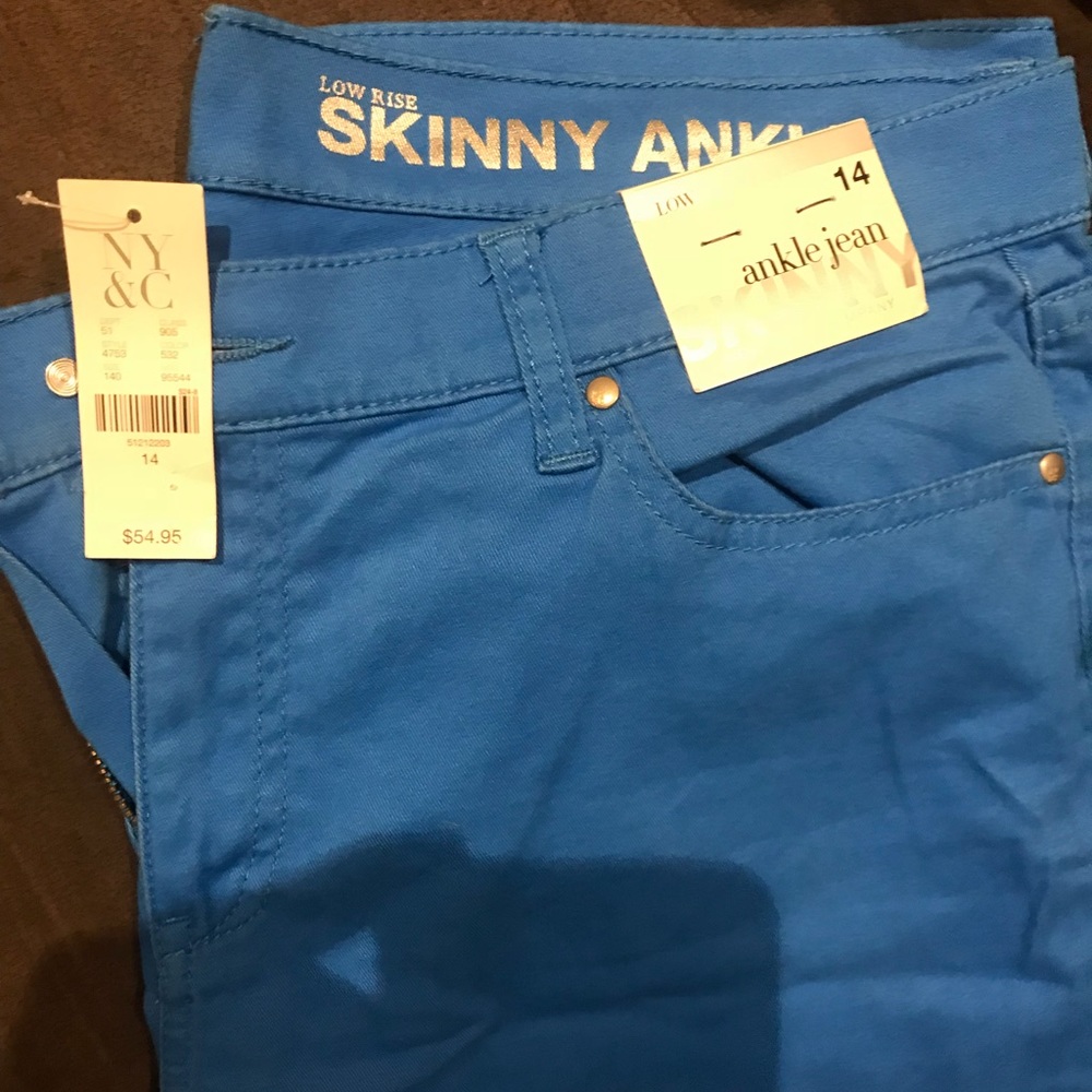 NYC SKINNY ANKLE JEANS